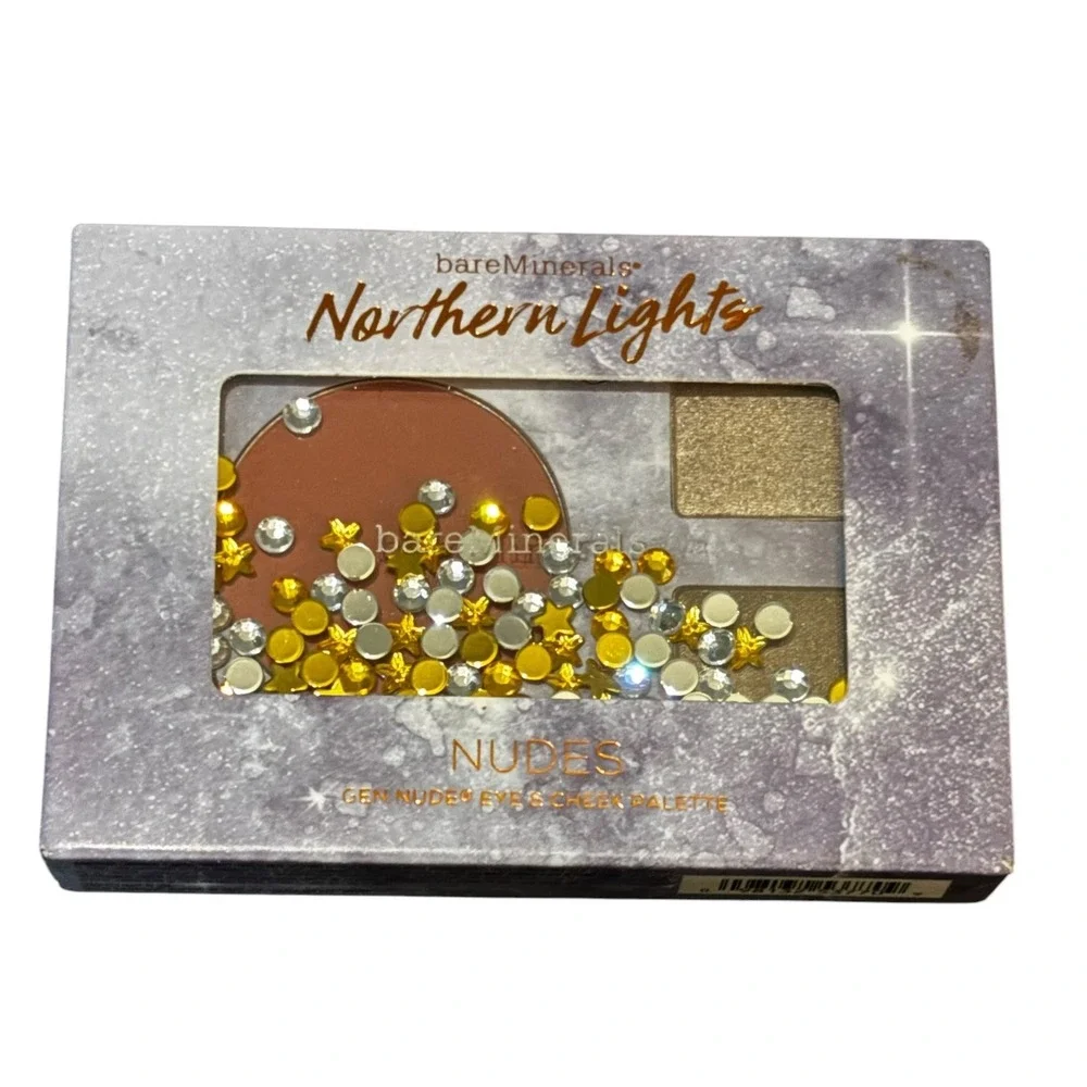bareMinerals Northern Lights Gen Nude Eye & Cheek Palette Nudes Strike A Rose